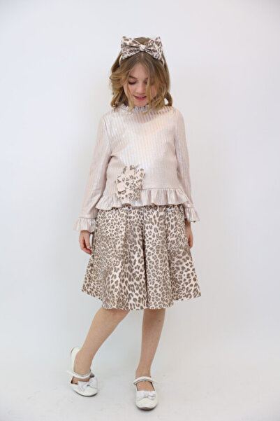 xo kids moda فستان بناتي من 3 إلى 12 سنة موديل رقم 2918