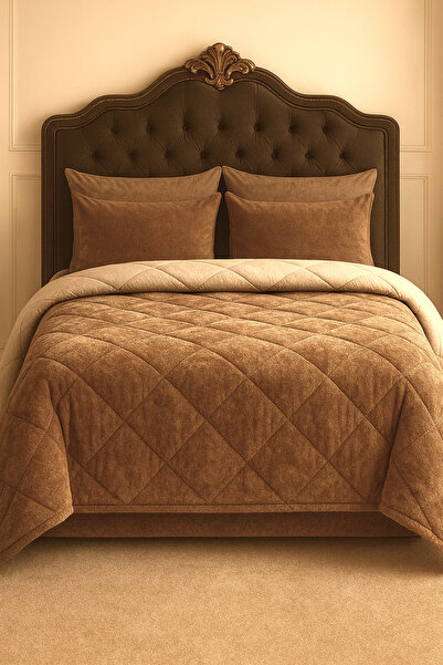 LUNGA VİTA Welsoft Double-Sided Quilt, Cotton Satin on the Inside, Soft on the Outside, Welsoft Double Size