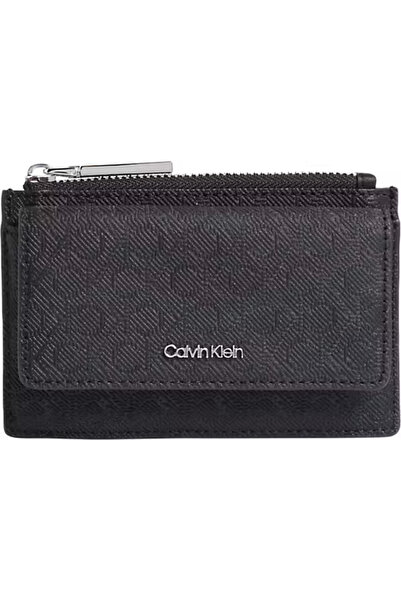Calvin Klein CK MUST AOP CC HOLDER W ZIP SİYAH-OS