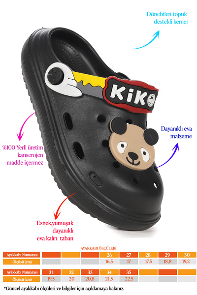 Kiko Kids Eva Beach Pool School Creșă Băieți Papuci Twg 755-1