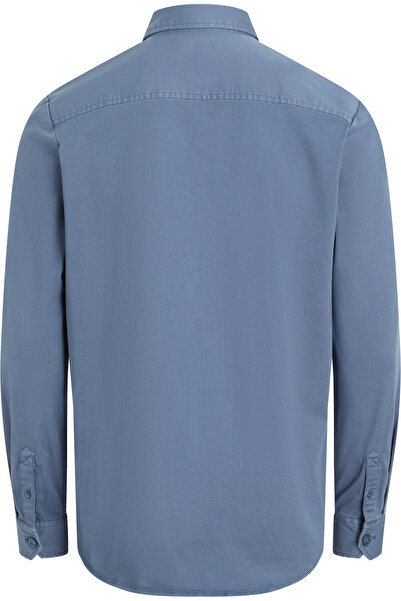 Calvin Klein GARMENT DYE COTTON TWILL SHIRT