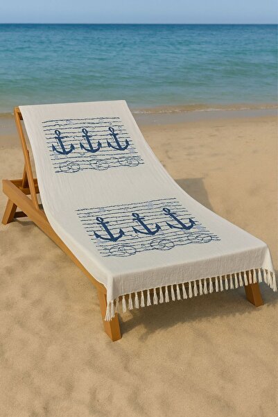 vita Муслин Пештемал с принт 100% памук Органична плажна кърпа Лен 3-слойна л...