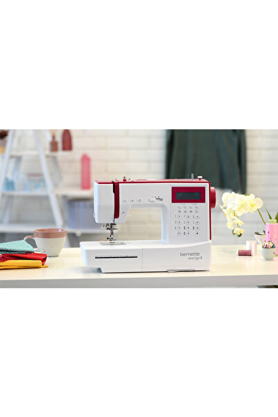 bernette Bernina Sew&Go 8 Elektronik Ev Tipi Dikiş Makinesi – 197 Dikiş Programlı, LCD Ekranlı