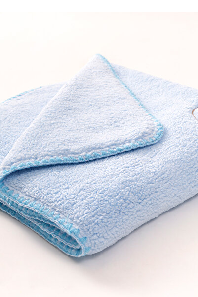 MAHFEL 100% Double Layer Fleece 1St Class Baby & Kids Blanket Blue