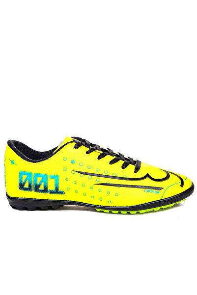 Walked Pantofi sport de fotbal pentru băieți, culoare galbenă, Astroturf