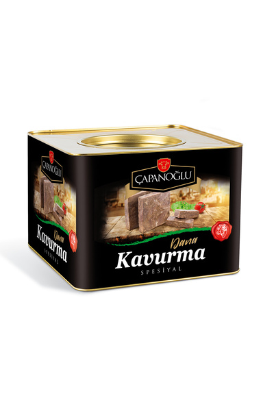 Çapanoğlu Dana Etinden Teneke Kavurma 5500-6000 KG Geleneksel Lezzet Katkısız ve Koruyucusuz