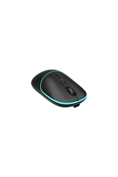 LENOVO LECOO WS210 Kablosuz/Bluetooth 1600DPI (Şarj Edilebilir) SİYAH Mouse