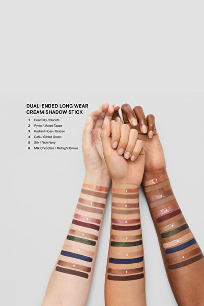 BOBBI BROWN Çift Taraflı Long-Wear Cream Shadow Stick Kalem Far - Milk Chocolate / Midnight Brown