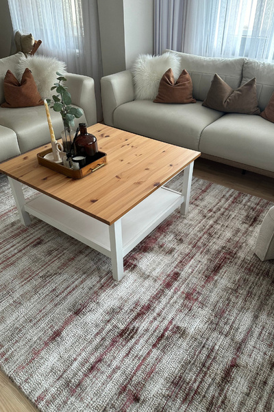 akbel halı & yatak exclusive home design Truva 6632 Marsala - Akrilik Dokuma ...