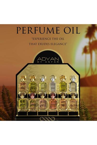 Adyan Concentrated Perfume Oil Bundle (11 x 12ml) Alcohol-Free Arabian Perfume Oils