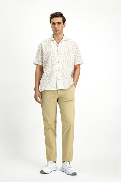 Kiğılı Regular Fit Lycra Canvas / Chino Pants