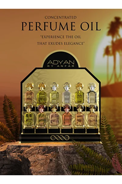 Adyan Concentrated Perfume Oil Bundle (11 x 12ml) Alcohol-Free Arabian Perfume Oils
