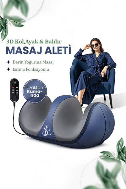EN SİGA 3d Ayak & Baldır Masaj Aleti, Derin Yoğurma & Isıtma Rahatlama Elasto...