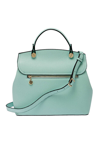 Tergan Mavi Hakiki Deri Kadın El Çantası - S25Y1BC79121-T9D