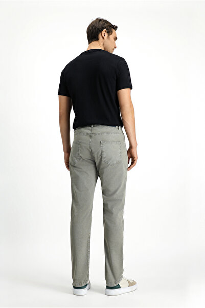 Abdullah Kiğılı Καμβάς Lycra / Παντελόνι Chino με κανονική εφαρμογή