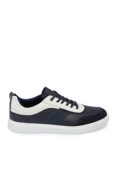 Tergan Lacivert Hakiki Deri Erkek Sneaker - E24I1AY56842-A31