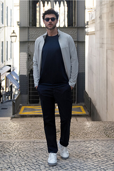 Kiğılı Regular Fit Likralı Kanvas / Chino Pantolon