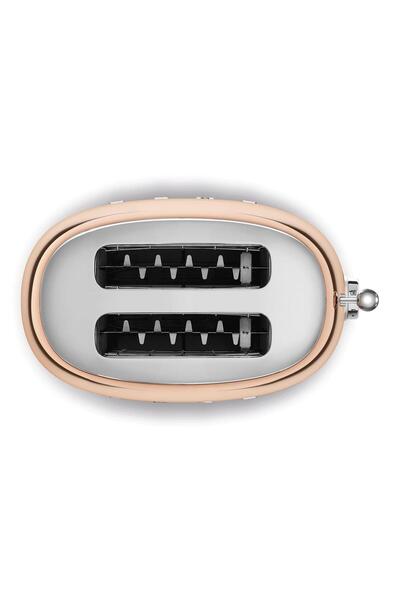 SMEG 2X2 Toaster Rose Gold Tsf01Rgeu