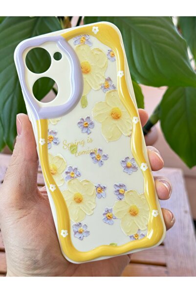 Fibaks Case for Realme 10 4g Case Designed Patterned Camera Protection Daisy Flower Color Silicone Cover