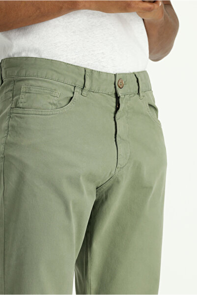 Kiğılı Regular Fit Lycra Canvas / Chino Pants