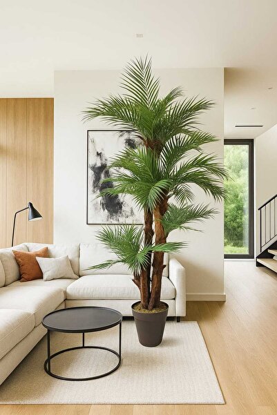 MAKİ DEKOR Yapay Ağaç Palmiye 160 Cm 5 Gövdeli