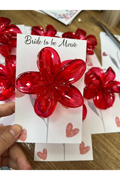 imzatasarım Renkli Lotus Toka Kişiye Özel Anneler Günü Kadınlar Günü Öğretmen...