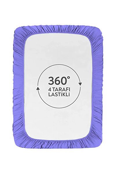 MİLAYS LİFE HOME COLLECTİON 100% Cotton Single or Double Size Fitted Bed Sheet (Fi̇tted Jersey/Combed Cotton Bed Sheet)