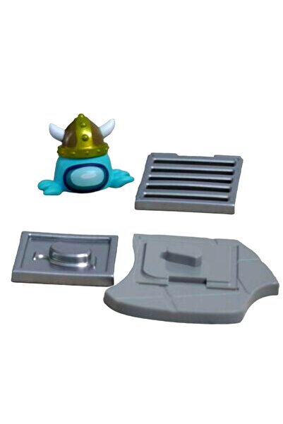 AMONG US Set Figurine Among Us, 4 piese+2 etichete, V1, Viking 8x9cm