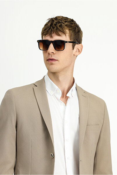 Kiğılı Super Slim Fit Ekstra Dar Kesim Gofre Ceket