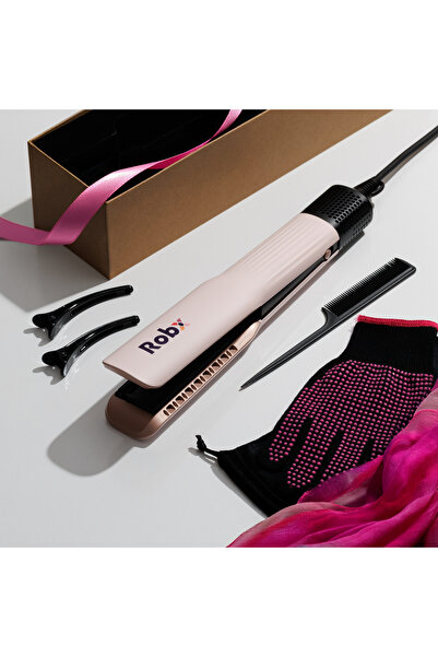 ROBX Islak Ve Kuru Lcd Ekran Sıcak Ve Soğuk Hava Üfleme Saç Düzleştirici-hedi...