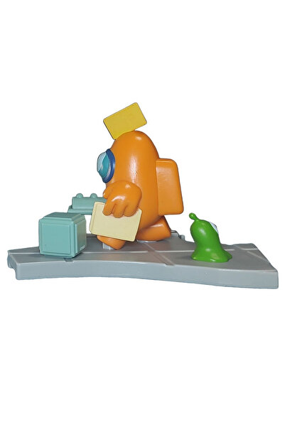 AMONG US Set Figurine Among Us, 4 piese+2 etichete, V3, Mr.Cheese 10x11cm