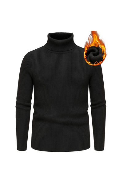 EMKA GİYİM Комбінований светр з рибальським коміром, 3-х кольорів