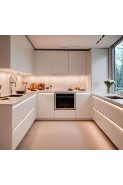 TMA LED AYDINLATMA ŞERİT LED GÜNIŞIĞI 2 METRE ÇOK AMAÇLI 12V ADAPTÖR TAK ÇALI...