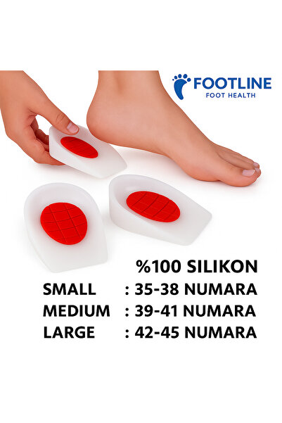 footlıne foot healthly Tam Ortopedik Anatomik Silikon Ayakkabı Topukluk Topuk...