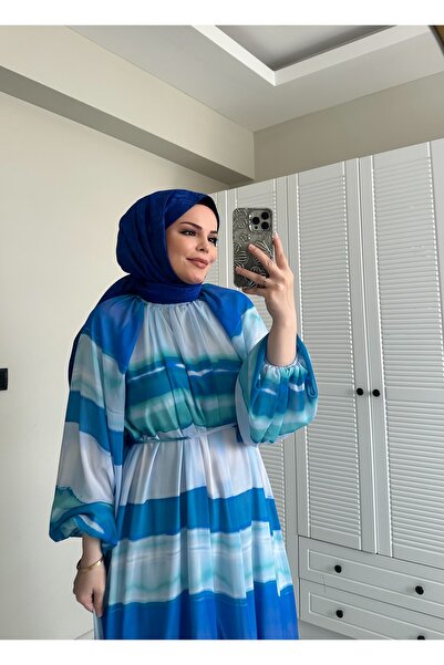 Nuesscollection Şifon Tül Elbise