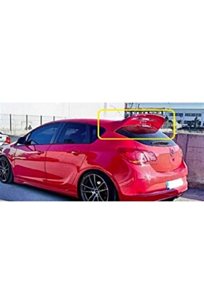 SPOYLERCENTER Opel Astra J Hb Uyumlu Çift Kat Spoyler Spoiler BOYASIZ