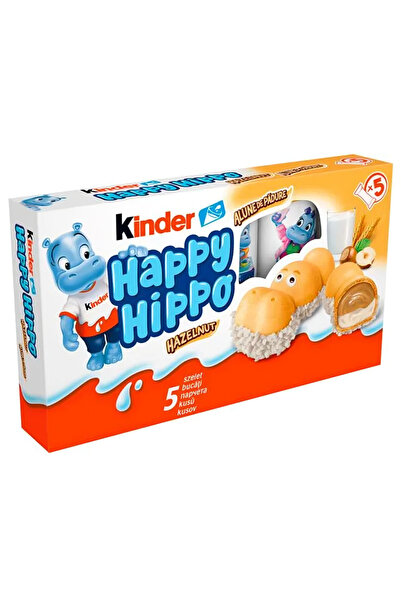 Kinder Pachet napolitana Happy Hippo cu umplutura de lapte si alune de padure 103 g