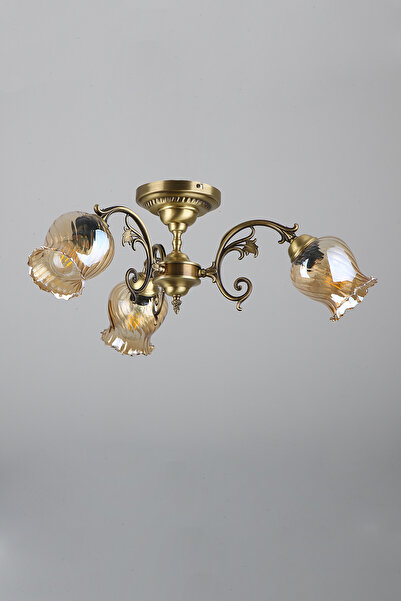 Avize çarşısı Renato 3 Kollu Avize Eskitme