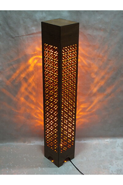 Genel Markalar Ahşap Ev Dekorasyonu Gece Aydınlatması Gece Lambası Led Işıklı Lambader 100cm