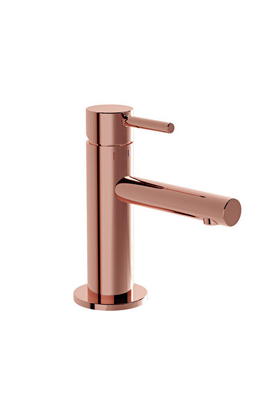 VitrA Origin A4255529 Kısa Lavabo Bataryası, Soft Bakır