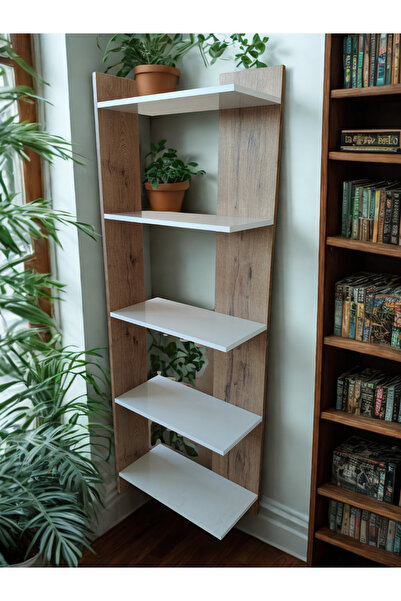 Store sanat dizayn mobilya Ahşap Köşe Kitaplık Raf