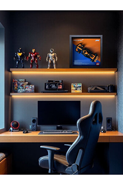 artevelle McLaren F1 Team MCL38 Yarış Arabası (269 Parça) – Çerçeveli Dekoratif Tablo (Legolu/Arabalı)