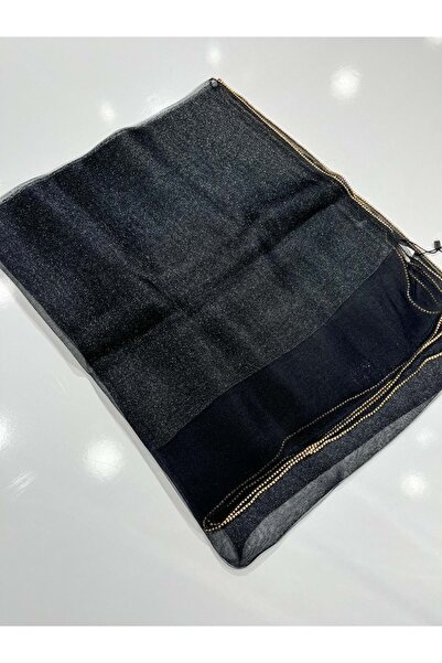 MERAM BUTİK ARMANDA TAŞLI SİMLİ TÜL ŞAL %30 İPEK - 11