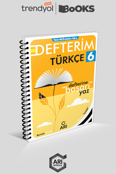 Arı Yayıncılık 6.Sınıf Türkçe Defterim *Güncel Baskı