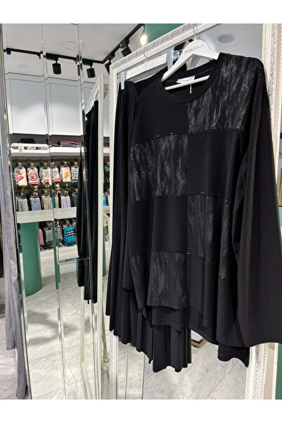 MERAM BUTİK Clemence Skirt Suit - Black - 50