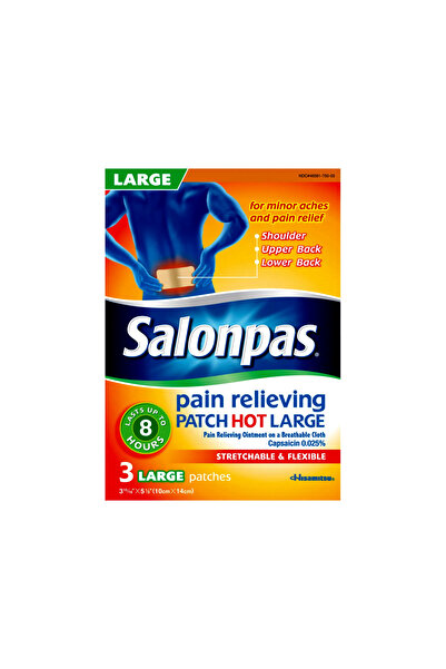 the andersons SALONPAS PAIN RELIEVING PATCH HOT LARGE 3'
