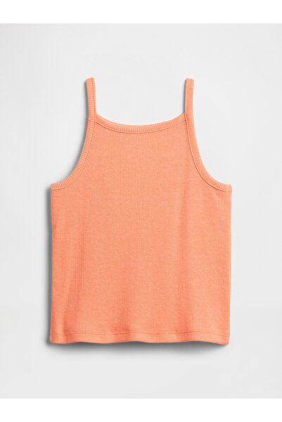 GAP Kız Bebek Turuncu Askılı Fitilli Atlet