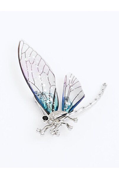 Jimmy Key Karışık Yusufçuk Figürlü Parlak Broş