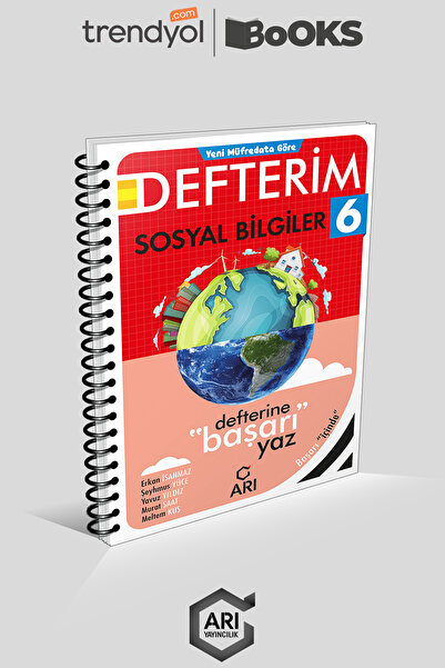 Arı Yayıncılık 6.Sınıf Sosyal Bilgiler Defterim *Güncel Baskı