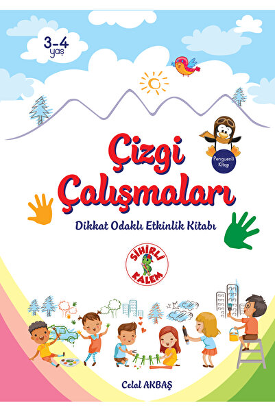 Sihirli Kalem Okul Öncesi Dikkat Odaklı Eğitim Seti 3 4 Yaş